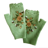 Boogzel Apparel Cottagecore Crochet Fingerless Gloves, view 2