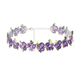 Boogzel Apparel Cottagecore Crochet Flower Choker, view 3