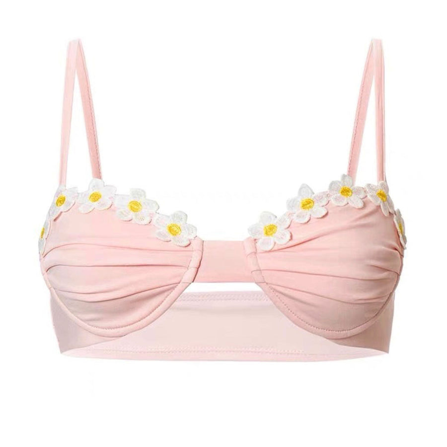 Boogzel Apparel Cottagecore Daisy Bralette Top