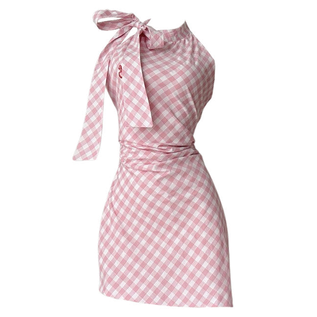Boogzel Apparel Cottagecore Gingham Picnic Dress