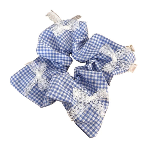 Boogzel Apparel Cottagecore Gingham Scrunchie