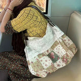 Boogzel Apparel Cottagecore Patchwork Shoulder Bag, view 4