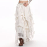 Boogzel Apparel Cotton Candy Ruffle Layered Skirt, view 3