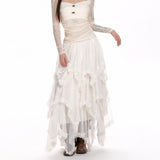 Boogzel Apparel Cotton Candy Ruffle Layered Skirt, view 5