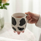 Boogzel Apparel Cow Ceramic Mug, view 3