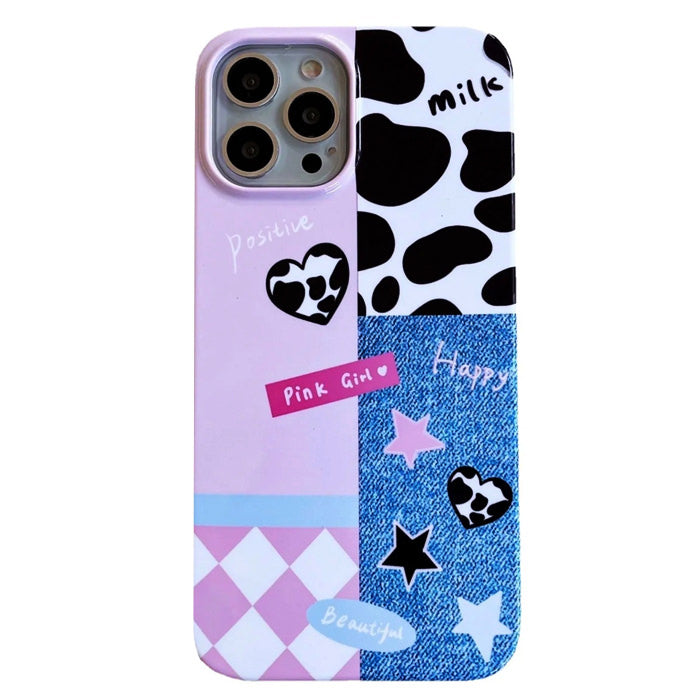 Boogzel Apparel Cow Print Aesthetic iPhone Case