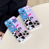 Boogzel Apparel Cow Print Aesthetic iPhone Case, view 3