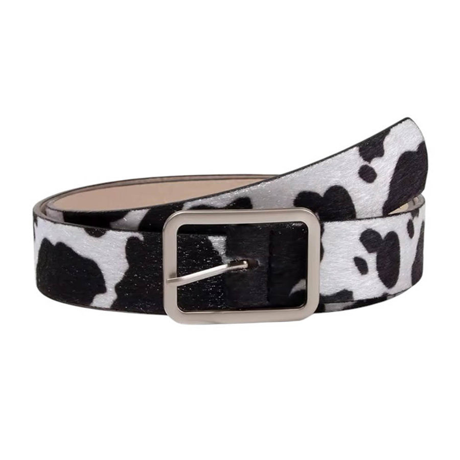 Boogzel Apparel Cow Print Belt