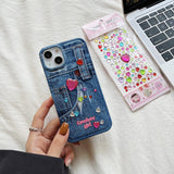 Boogzel Apparel Cowboy Girl Aesthetic iPhone Case, view 2