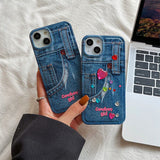Boogzel Apparel Cowboy Girl Aesthetic iPhone Case, view 3