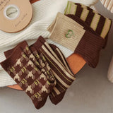 Boogzel Apparel Cozy Brown 4 Pack Socks, view 2