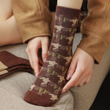 Boogzel Apparel Cozy Brown 4 Pack Socks, view 5
