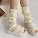Boogzel Apparel Cozy Days Cable Knit Leg Warmers, view 3