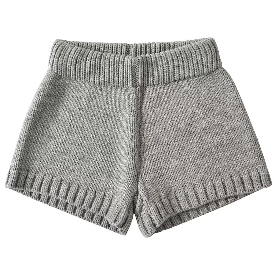 Boogzel Apparel Cozy Days Knit Mini Shorts