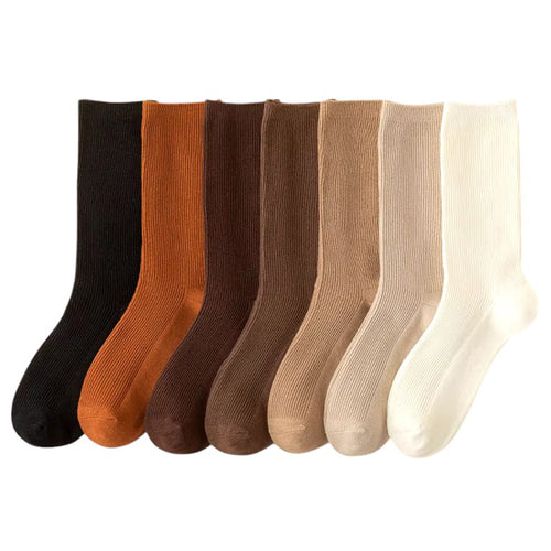 Boogzel Apparel Cozy Days Ribbed Crew Socks
