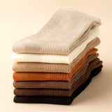 Boogzel Apparel Cozy Days Ribbed Crew Socks, view 3