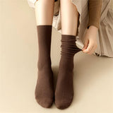 Boogzel Apparel Cozy Days Ribbed Crew Socks, view 5