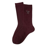 Boogzel Apparel Cozy Red and Grey Patterned Socks, view 6