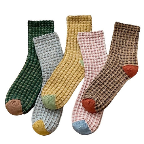 Boogzel Apparel Cozy Up Plaid Socks