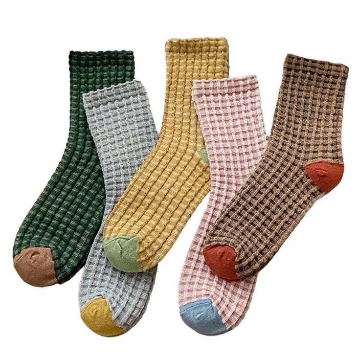 Boogzel Apparel Cozy Up Plaid Socks