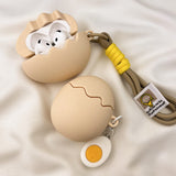 Boogzel Apparel Cracked Egg AirPods Case, view 2