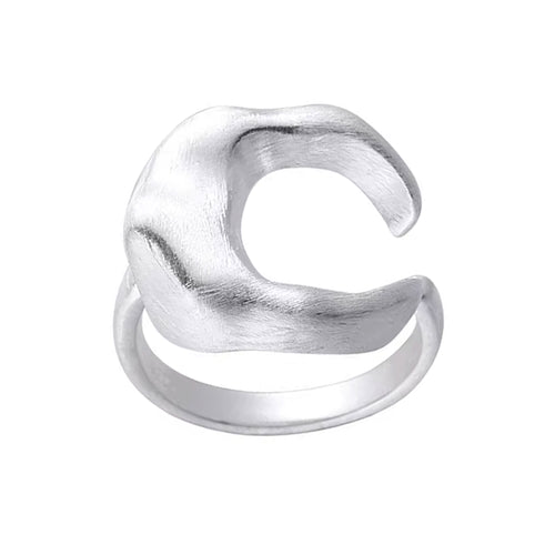 Boogzel Apparel Crescent Chunky Ring