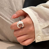 Boogzel Apparel Crescent Chunky Ring, view 3