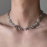 Boogzel Apparel Crime Time Choker Necklace, view 4