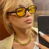 Boogzel Apparel Crime Time Yellow Lens Sunglasses, view 2
