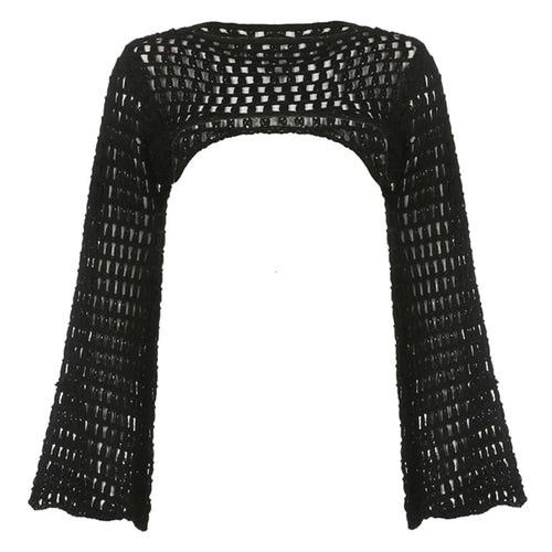 Boogzel Apparel Crochet Bolero Shrug Top