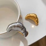 Boogzel Apparel Croissant Brooch, view 4