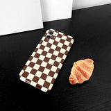 Boogzel Apparel Croissant Checker iPhone Case, view 2