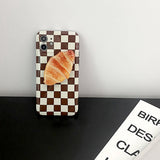 Boogzel Apparel Croissant Checker iPhone Case, view 5