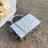 Boogzel Apparel Crumpled Metal Chain Bag, view 4