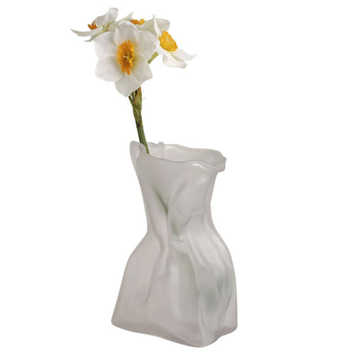 Boogzel Apparel Crumpled Paper Glass Flower Vase