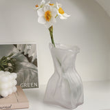 Boogzel Apparel Crumpled Paper Glass Flower Vase, view 4
