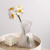 Boogzel Apparel Crumpled Paper Glass Flower Vase, view 5