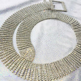 Boogzel Apparel Crystal Chain Belt, view 3