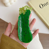 Boogzel Apparel Cucumber Hair Claw Clip, view 4