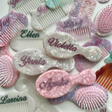 Boogzel Apparel Customizable Y2K Rhinestone Hair Brush, view 3