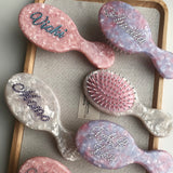 Boogzel Apparel Customizable Y2K Rhinestone Hair Brush, view 4