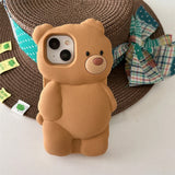 Boogzel Apparel Cute Bear 3D iPhone Case, view 2
