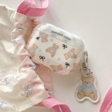 Boogzel Apparel Cute Bear & Bows Airpods Case, view 2