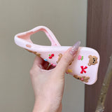 Boogzel Apparel Cute Bear & Bows iPhone Case, view 5