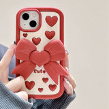 Boogzel Apparel Cute Bow iPhone Case, view 2