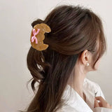 Boogzel Apparel Cute Croissant Hair Claw, view 2
