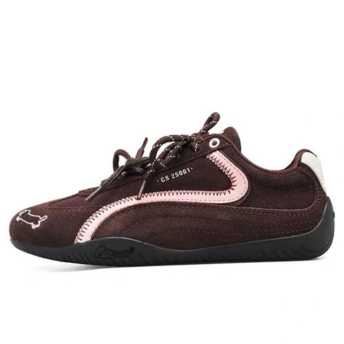 Boogzel Apparel Cute Dachshund Embroidery Sneakers
