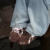 Boogzel Apparel Cute Dachshund Embroidery Sneakers, view 4