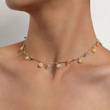 Boogzel Apparel Cute Daisies Choker Necklace, view 2