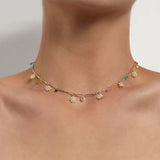 Boogzel Apparel Cute Daisies Choker Necklace, view 3